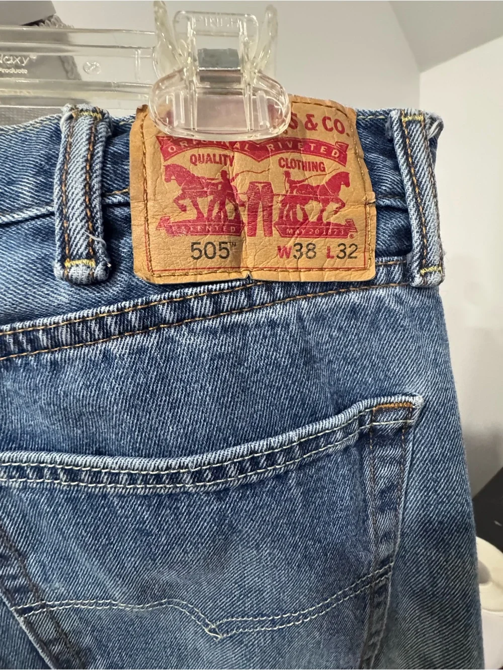 Levi's Light Blue Straight Leg Jeans